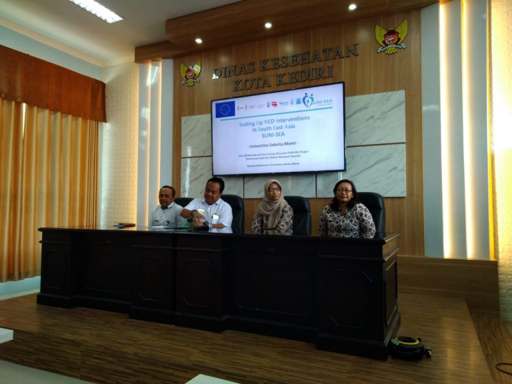 Pertemuan Awal Projek Scaling Up NCDs Intervention (SUNI SEA) di Kota Kediri