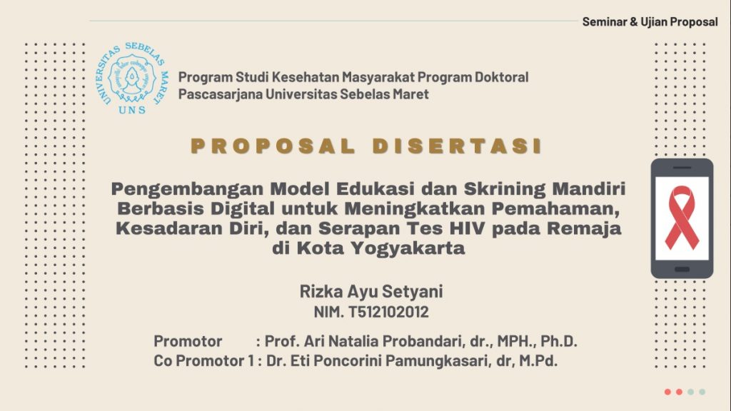 Ujian  Seminar  Proposal Disertasi an. Rizka Ayu Setyani NIM. T512102012  , Jumat 01 Juli 2022.