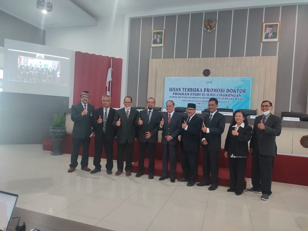 Ujian Terbuka Promosi Doktor Program Studi Ilmu Lingkungan An Antonius